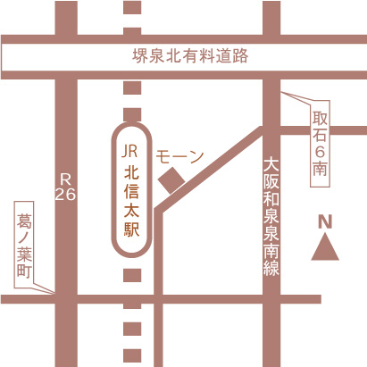 パティスリーモーン泉中央本店の詳細地図