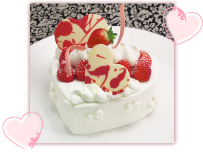 ハート 5号生クリーム or 5号ガナッシュ
